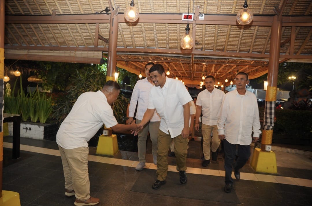 Konsolidasi Politik, Endar Dan Bobby Jamu Sekjen DPP Gerindra Ahmad Muzani
