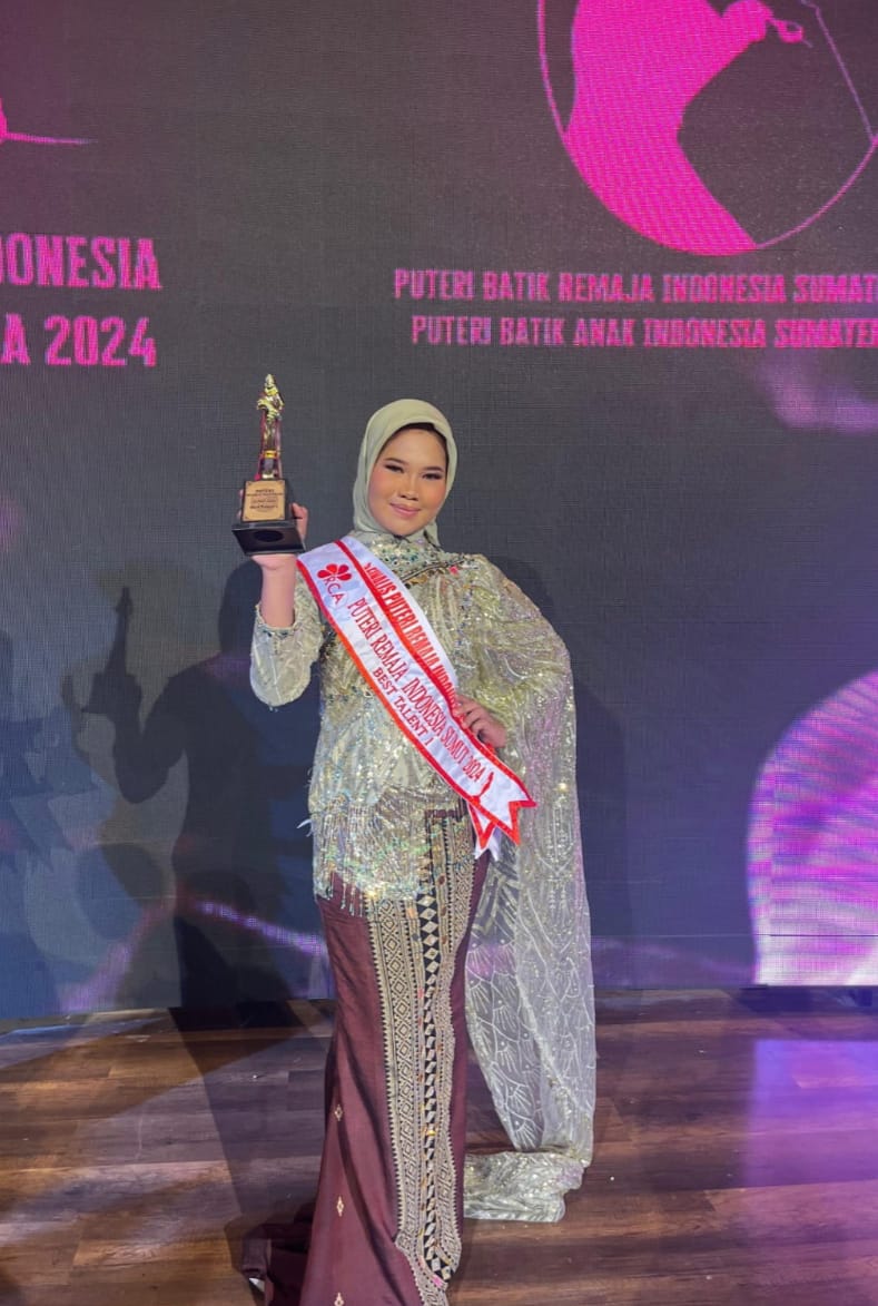 Rahmi, Raih Best Talent 1 Puteri Remaja Indonesia Se Sumut