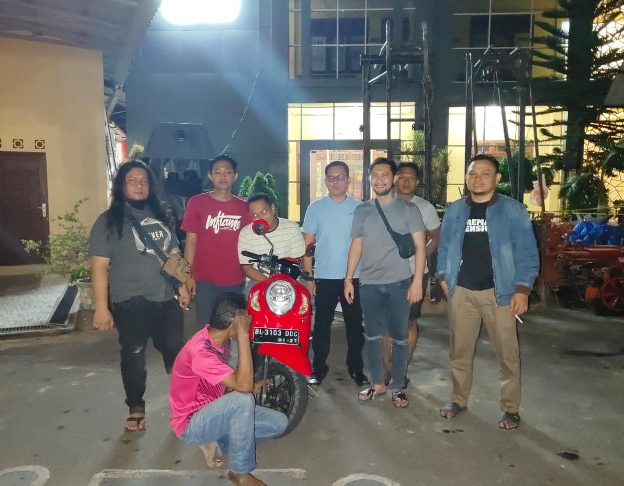 Hendak Curi Sepeda Motor, Warga Merandeh Dayah Ditangkap