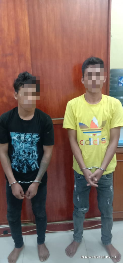 Dua Residivis Curanmor Ditangkap Bawa Sajam