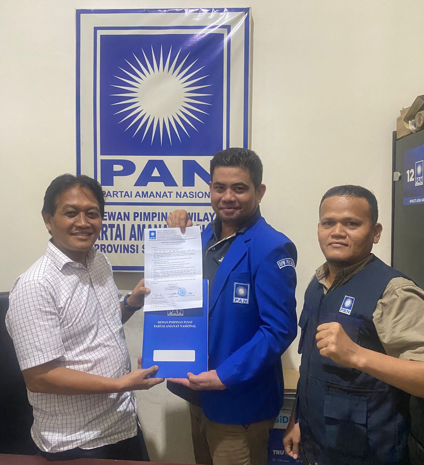 DPP PAN Rekomendasi Dan Tugaskan Ahmad Fauzan Daulay Sebagai Balon Bupati Tapsel
