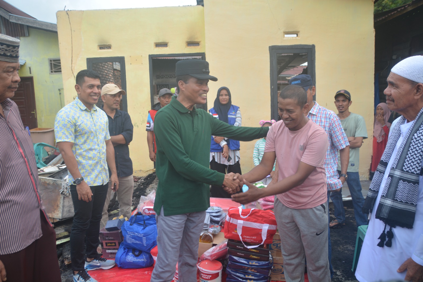 Pemko Langsa Salurkan Bantuan Korban Kebakaran