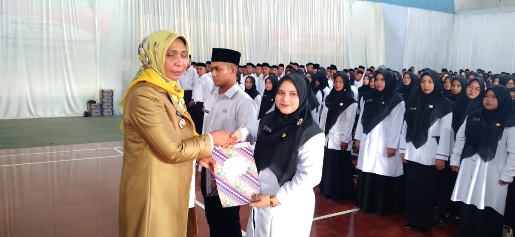 Lantik 632 PPPK, Pj Bupati Nagan Raya Minta Agar Selalu Disiplin