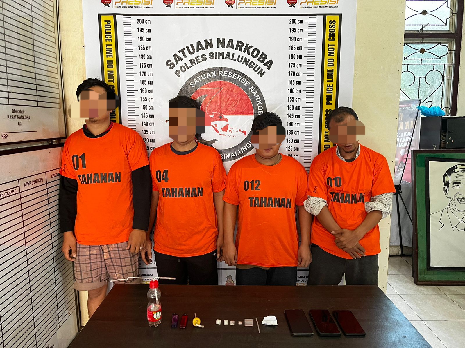 Terlibat Sabu, 3 Warga Parapat, 1 Warga Taput Ditangkap Polisi