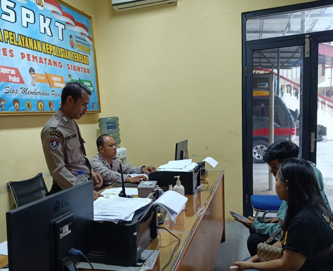 SPKT Polres P. Siantar Selalu Siap Layani Masyarakat