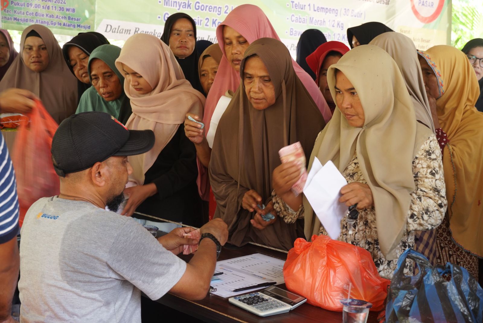 Pangan Murah Digelar Di Ie Alang Kuta Cot Glie