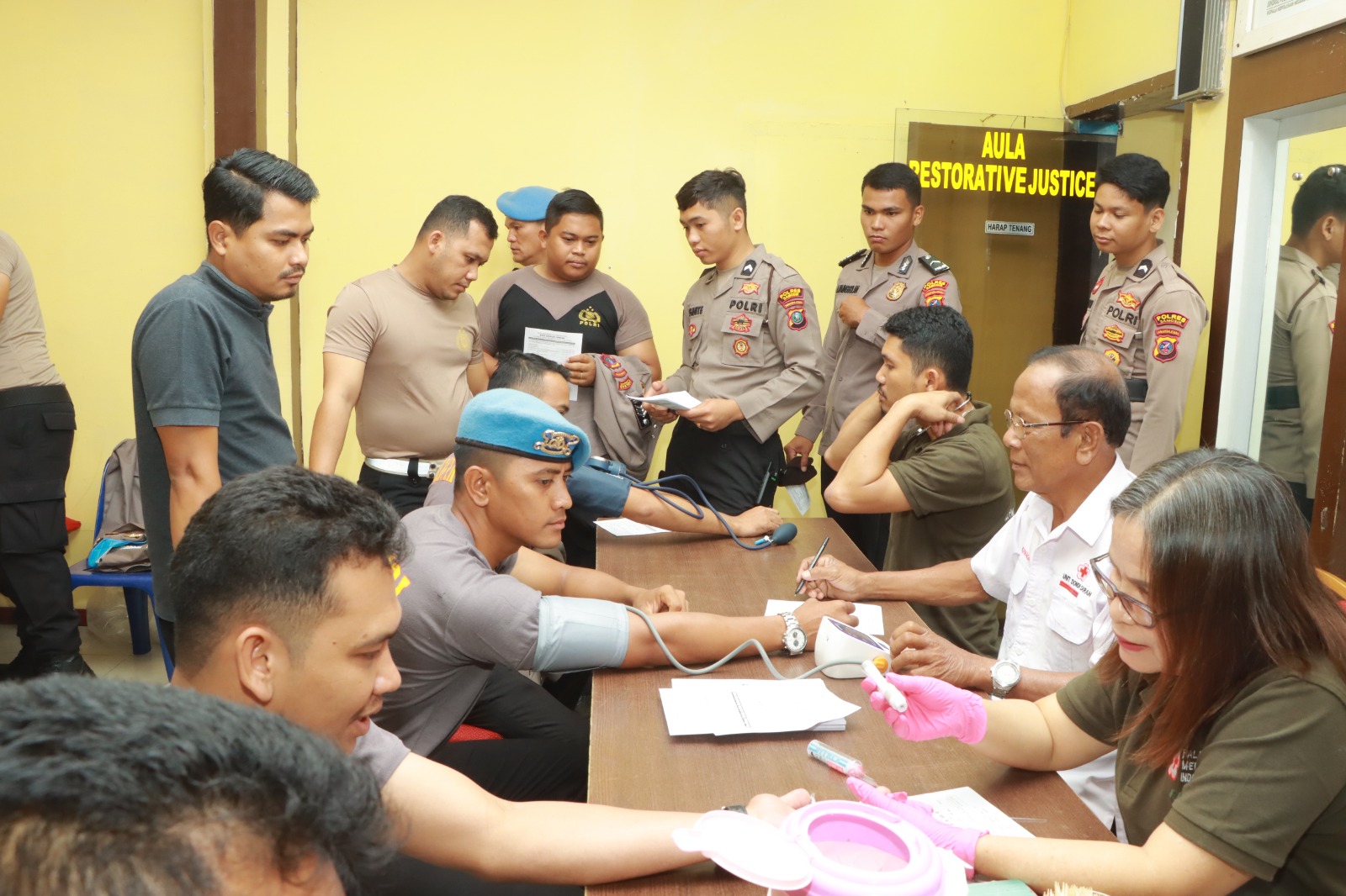 Polres Samosir Gelar Aksi Donor Darah