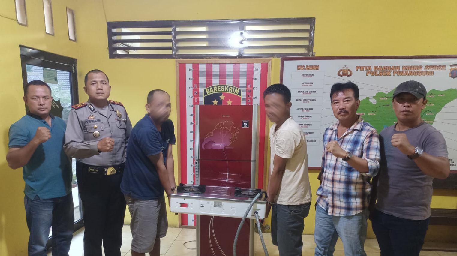 Polsek Pinangsori Ungkap Kasus Curat