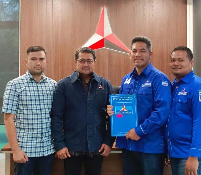Demokrat Dukung Pencalonan Balon Bupati Agara Pandi Sikel