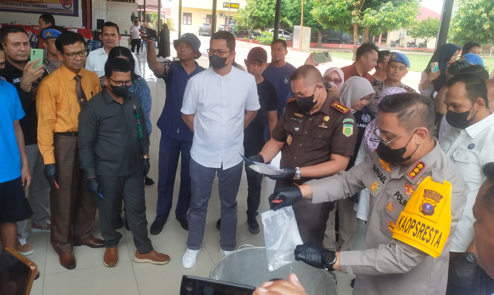 Musnahkan Sabu 9,2 Kg Lebih, Kajari Apresiasi Polresta Deliserdang