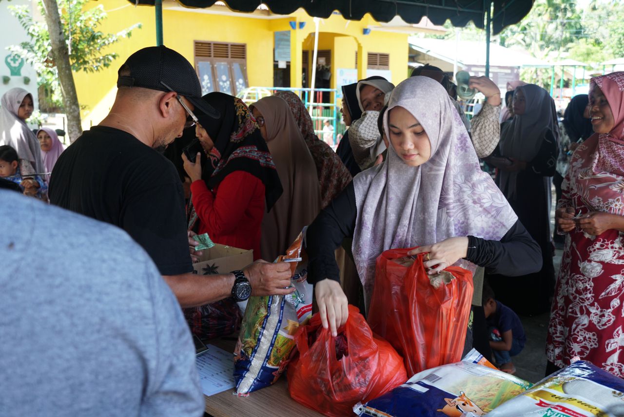 Jelang Idul Adha 1445 H, Warga Lon Asan Rasakan Berkah Pangan Murah