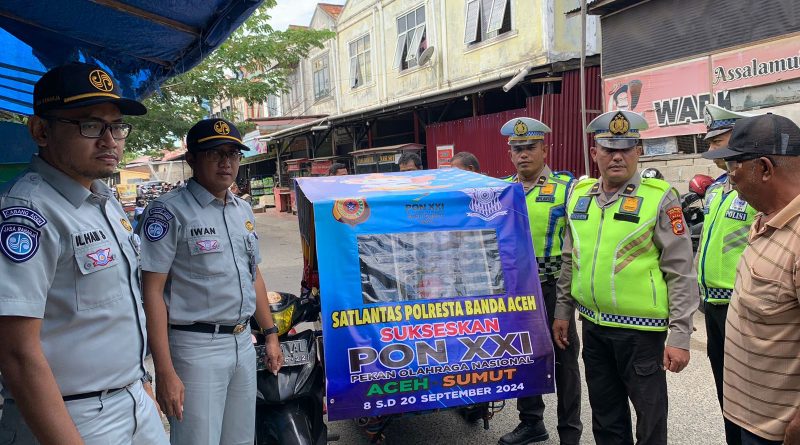 Satlantas Polresta Dan Jasa Raharja Banda Aceh Kampanyekan Keselamatan Berlalulintas