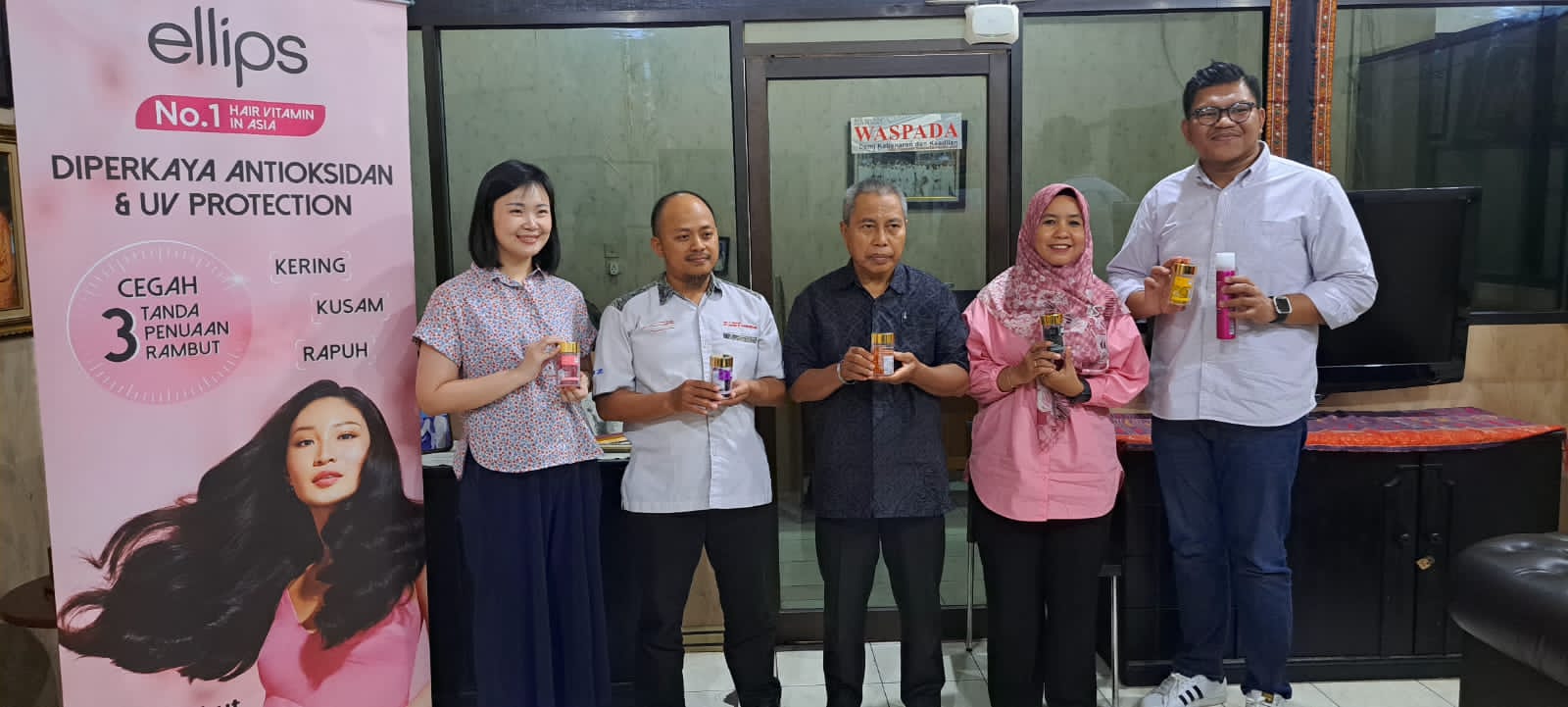 Kunjungan Ke Harian Waspada, Ellips Akan Gelar Shine Sister Goes To Campus 2024 di USU
