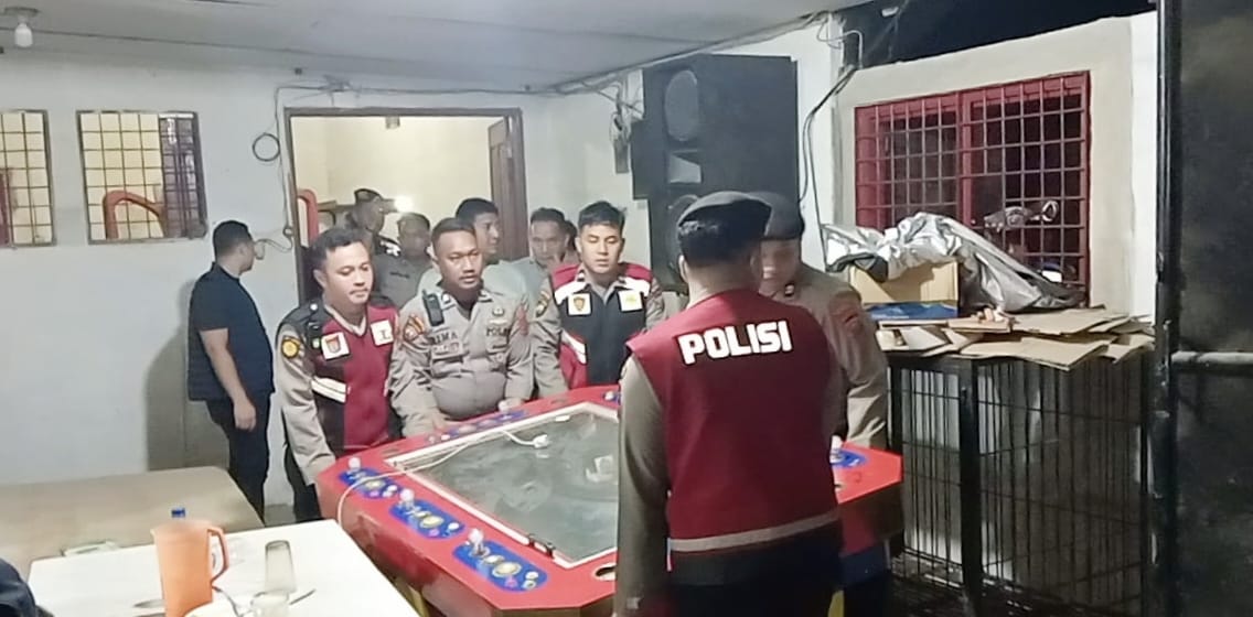 Polresta Deliserdang Bongkar Diduga Lokasi Judi Tembak