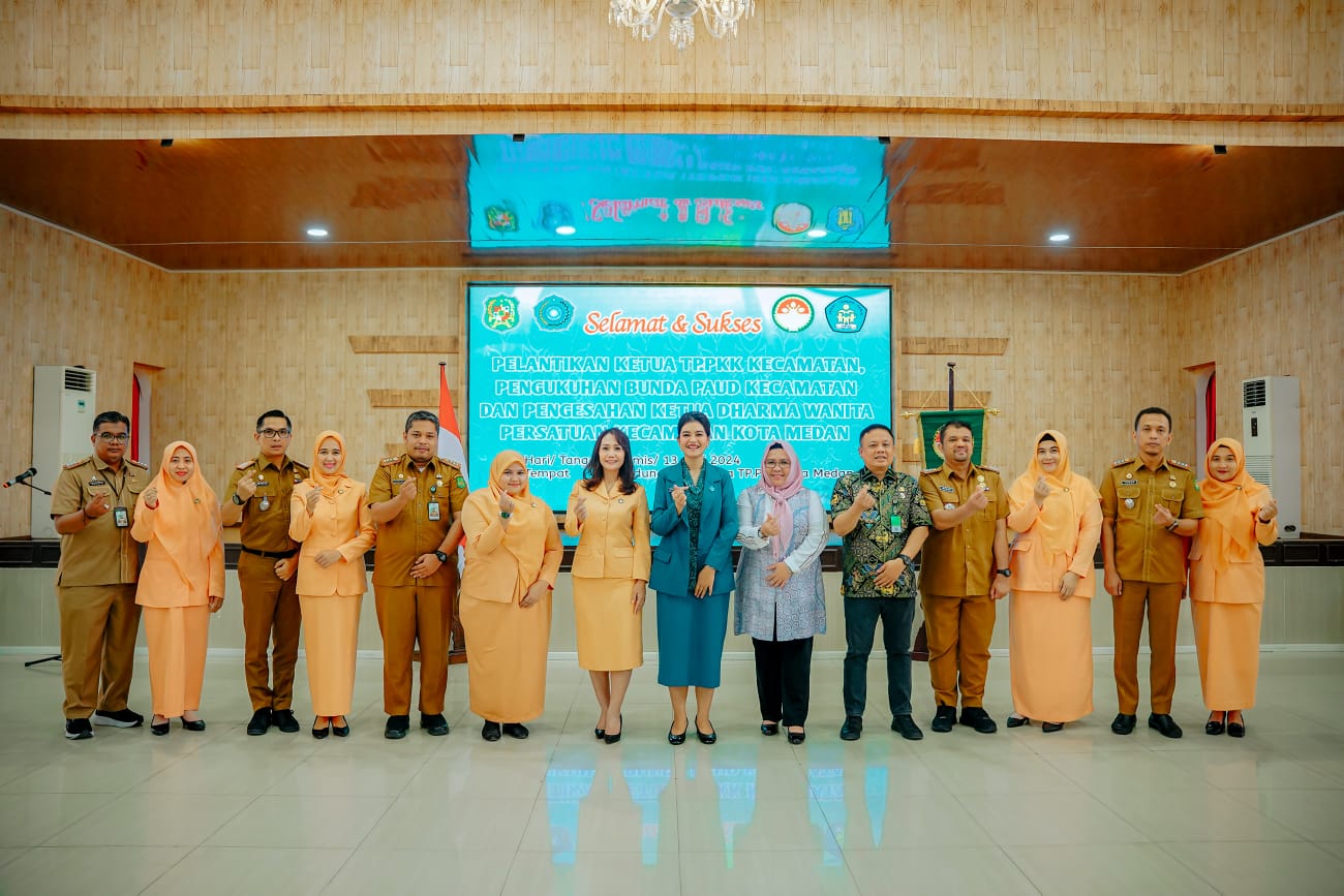 5 Ketua DWP Kecamatan Disahkan, Lanjutkan Kinerja Semakin Lebih Baik