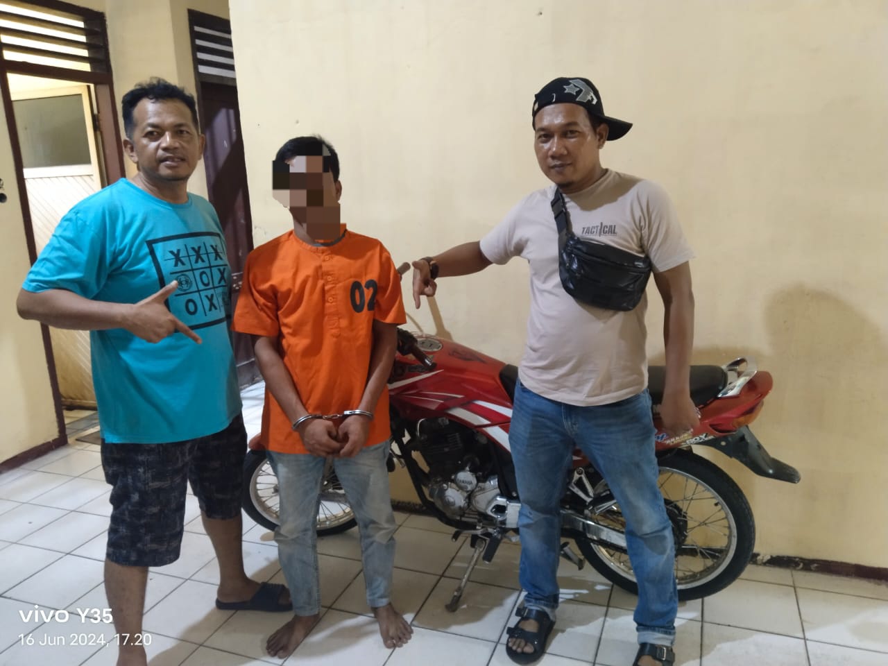 Bermodalkan Obeng, Nungcep Bawa Kabur Yamaha Scorpio
