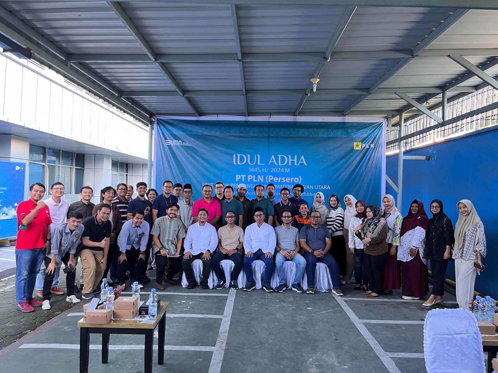 PLN UIP Sumbagut Sembelih 10 Ekor Hewan Kurban
