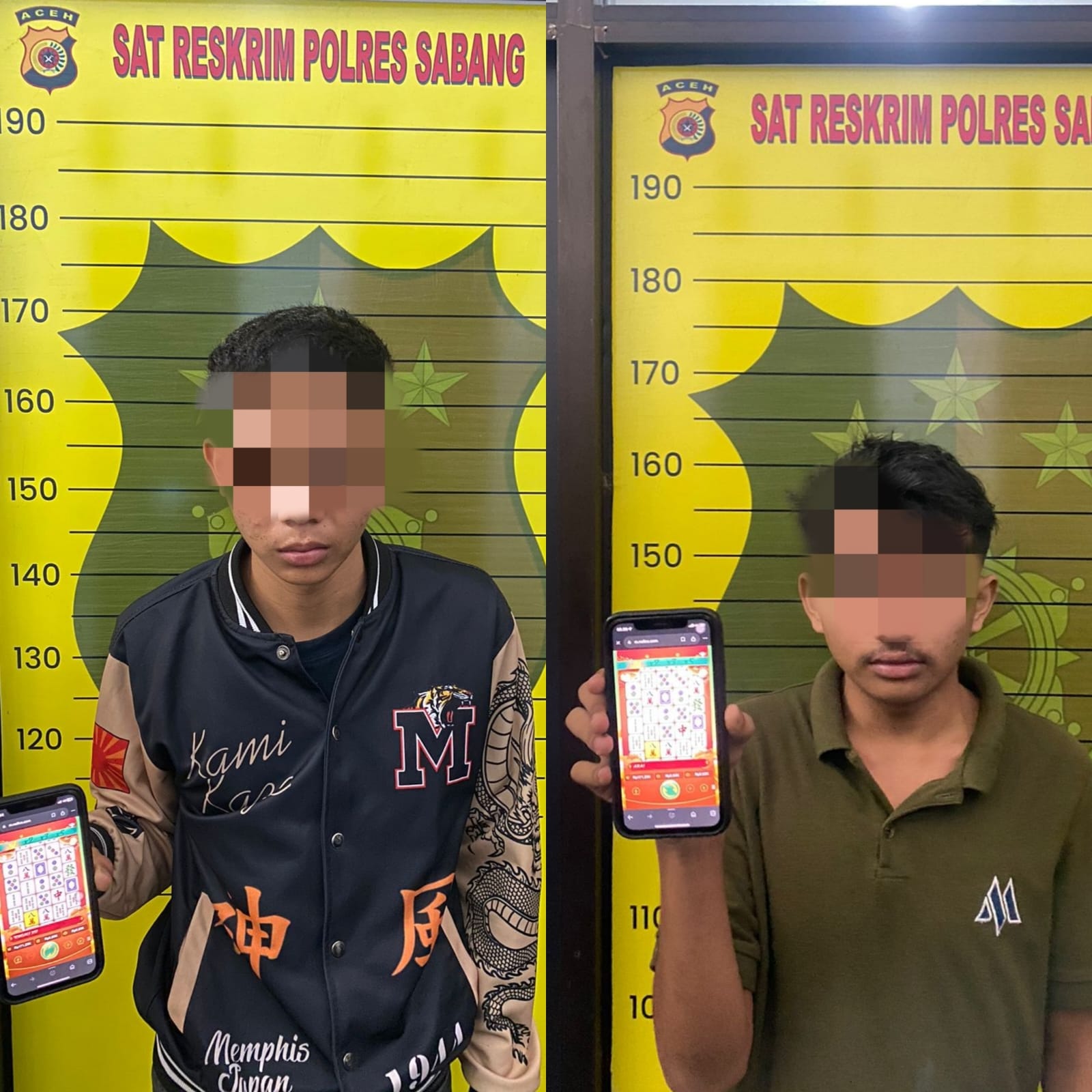 Unit Opsnal Sat Reskrim Polres Sabang Tangkap Pelaku Judi Online