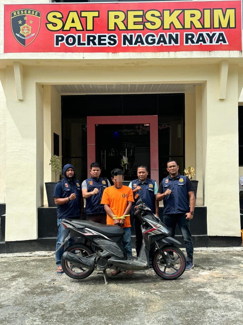 Polres Nagan Raya Tangkap Pelaku Curanmor