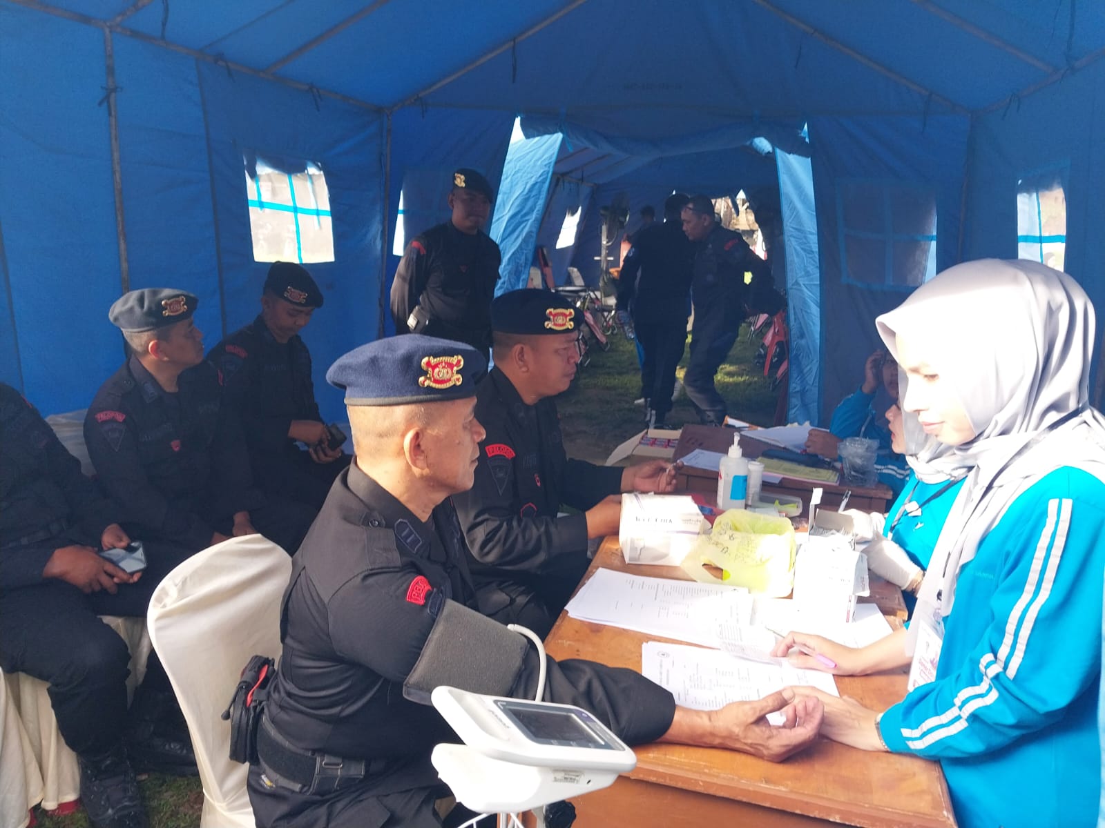 KONI Deliserdang Gelar Senam Sehat Dan Donor Darah Di Tanjungmorawa