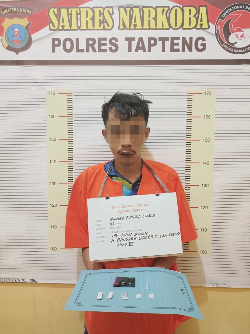 Polres Tapteng Ringkus Tersangka Pengedar Ganja Dan Sabu