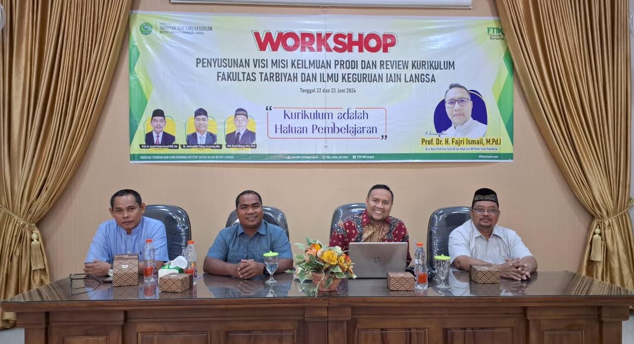 Dekan FTIK IAIN Langsa Buka Workshop Review Kurikulum