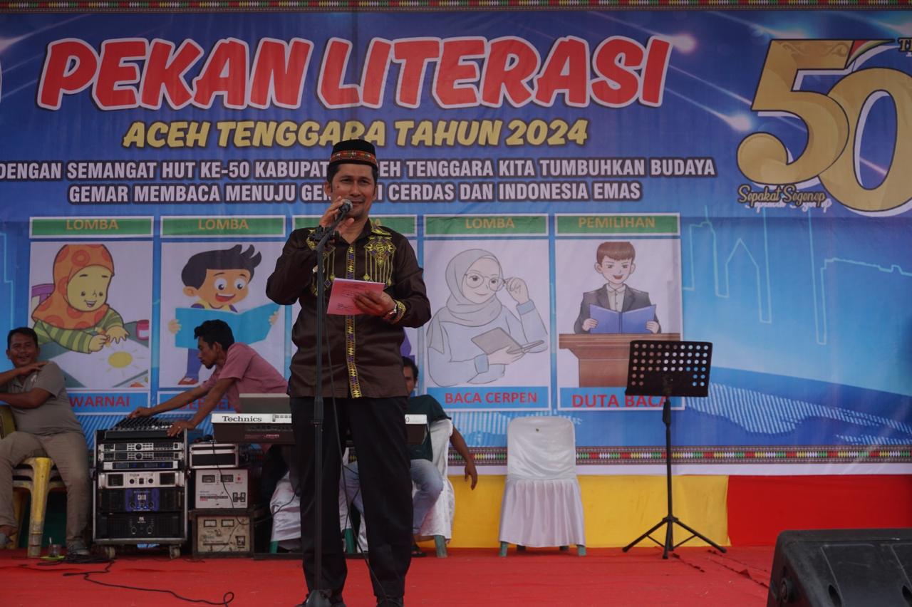 Pj Bupati Agara Buka Pameran Pembangunan