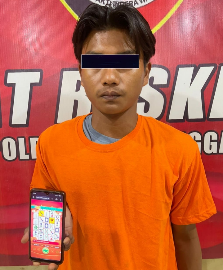 Sat Reskrim Polres Agara Tangkap Pelaku Judi Online