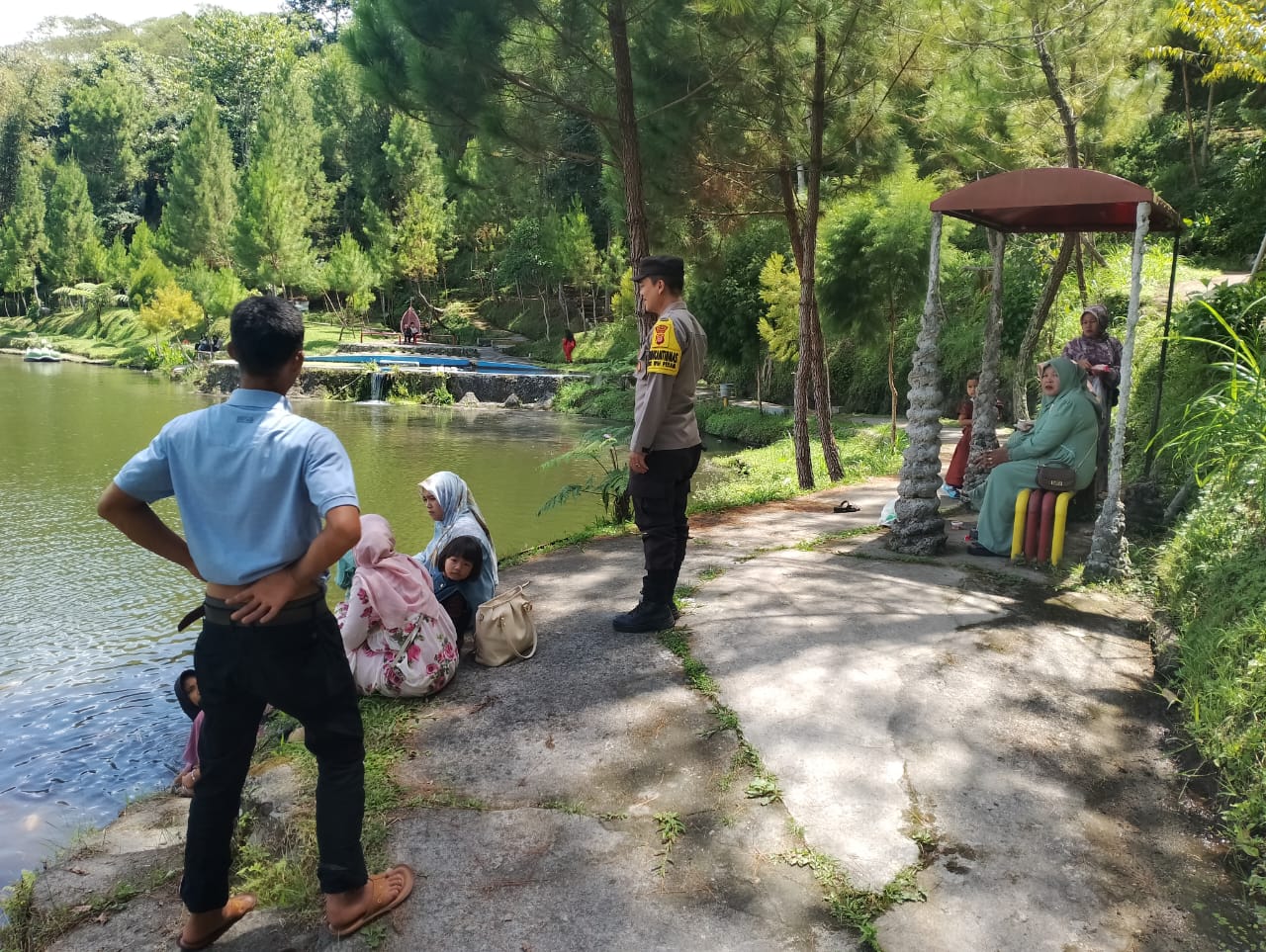 Patroli Wisata PATEN Di Kp. Burni Telong: Ini Pesan Kamtibmas Polsek Wih Pesam