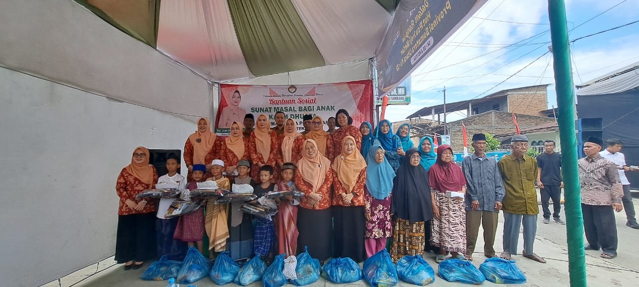 Dharma Wanita Sumut Gelar Baksos Sunatan Massal Gratis