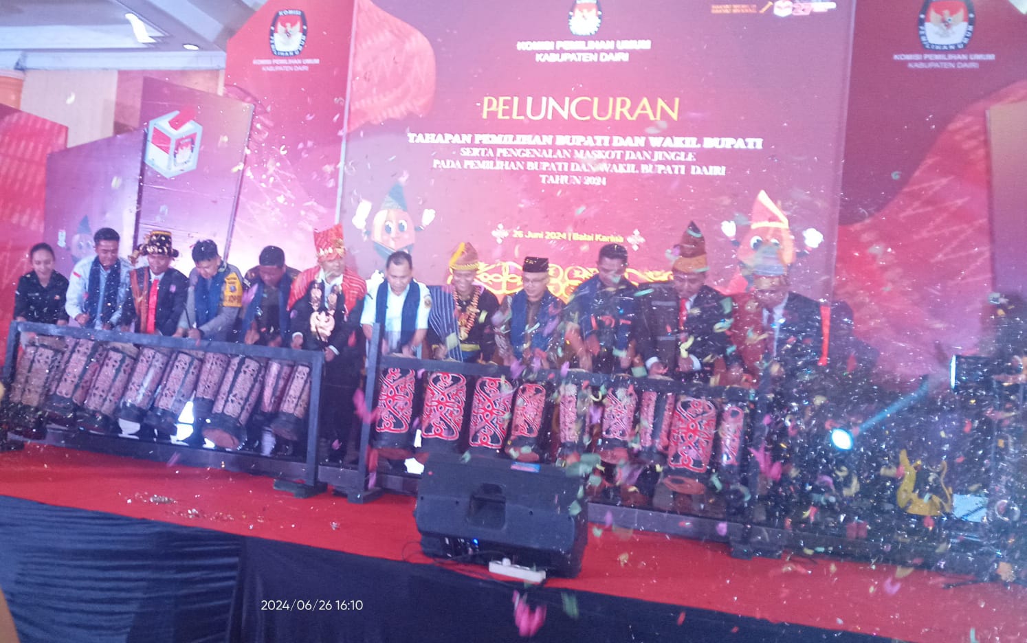 KPU Luncurkan Tahapan Pemilihan Bupati Dan Wakil Bupati Dairi