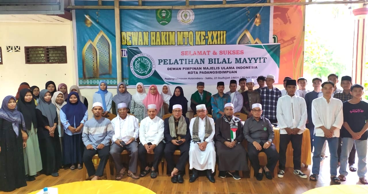 MUI Padangsidimpuan Latih Remaja Jadi Bilal Mayit