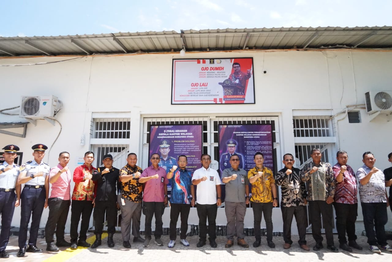 Kakanwil Kemenkumham Sumut Kunker Lapas Labuhan Ruku