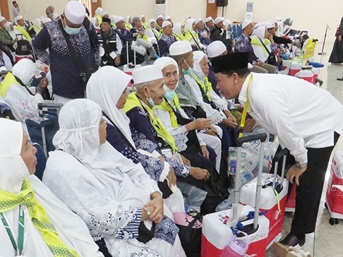 Foto-foto Jamaah Haji Kloter 7 Pulang Dari Tanah Suci