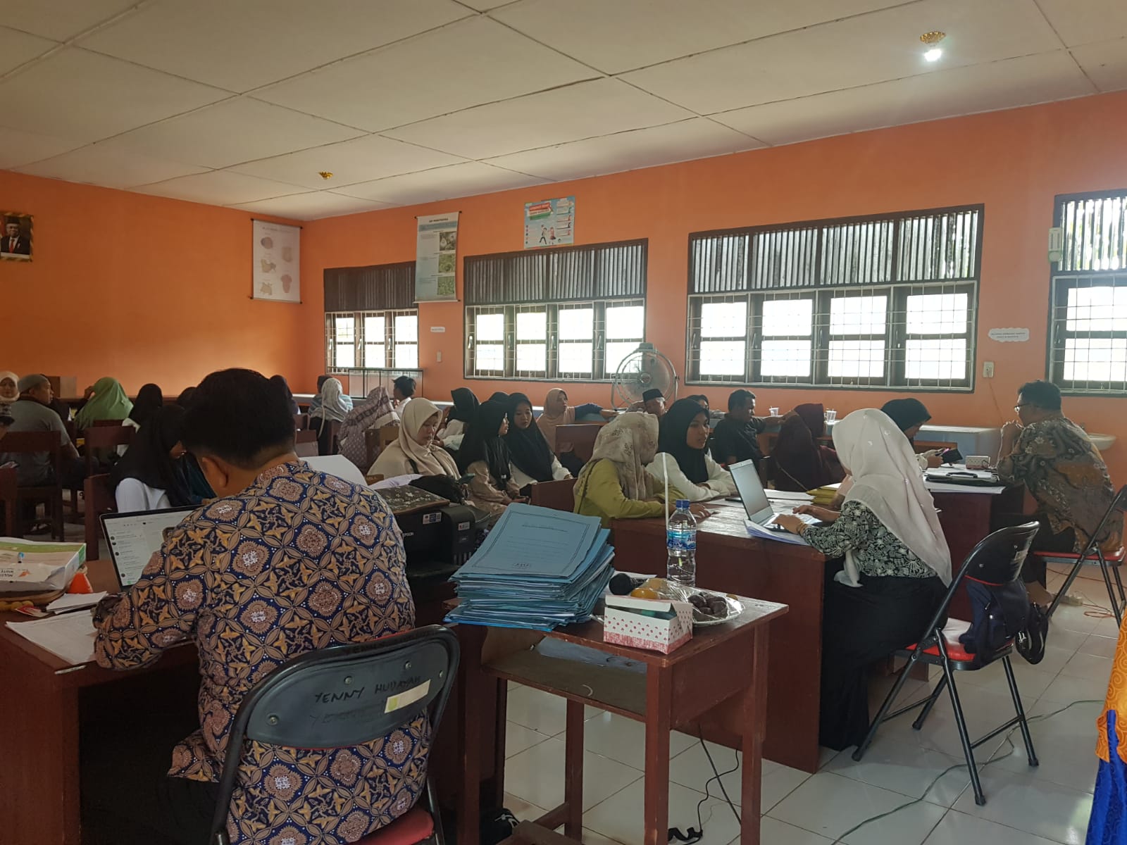 Cama Kota Subulussalam Masuk Unaya Ujian Di SMPN 1 Penanggalan