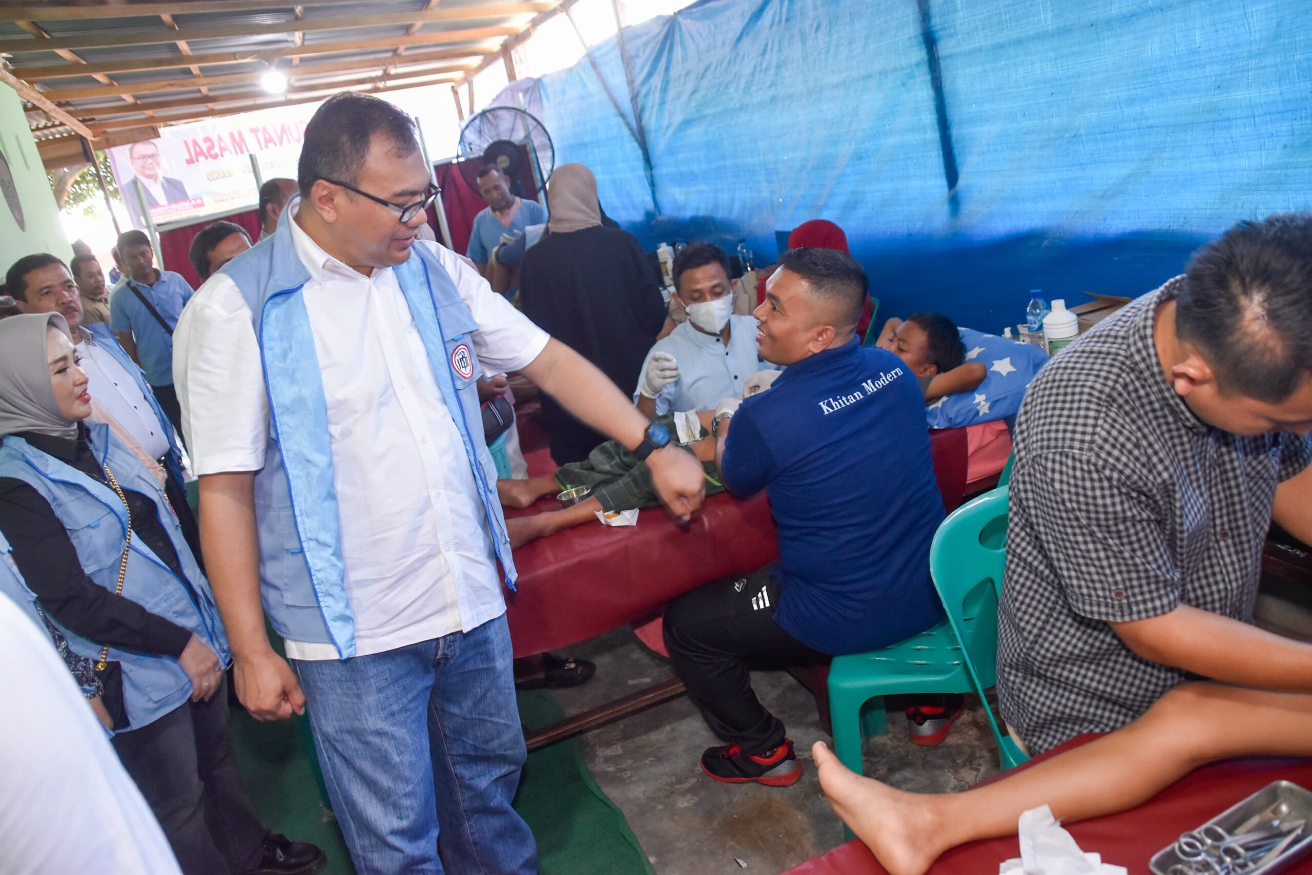 Targetkan 1.000 Anak, dr Aci Hadiri Sunat Massal Di Deliserdang
