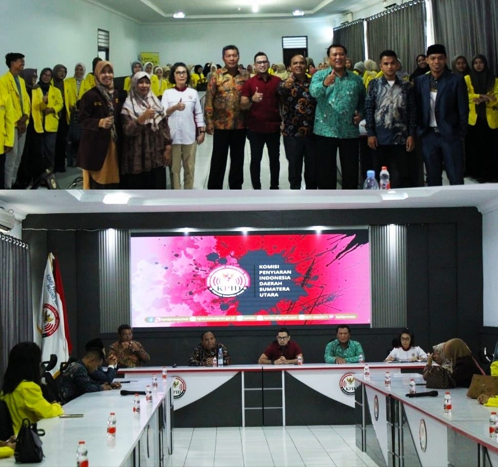 KPID Sumut Terima Kunjungan Dosen Dan Mahasiswa PBSI UNA