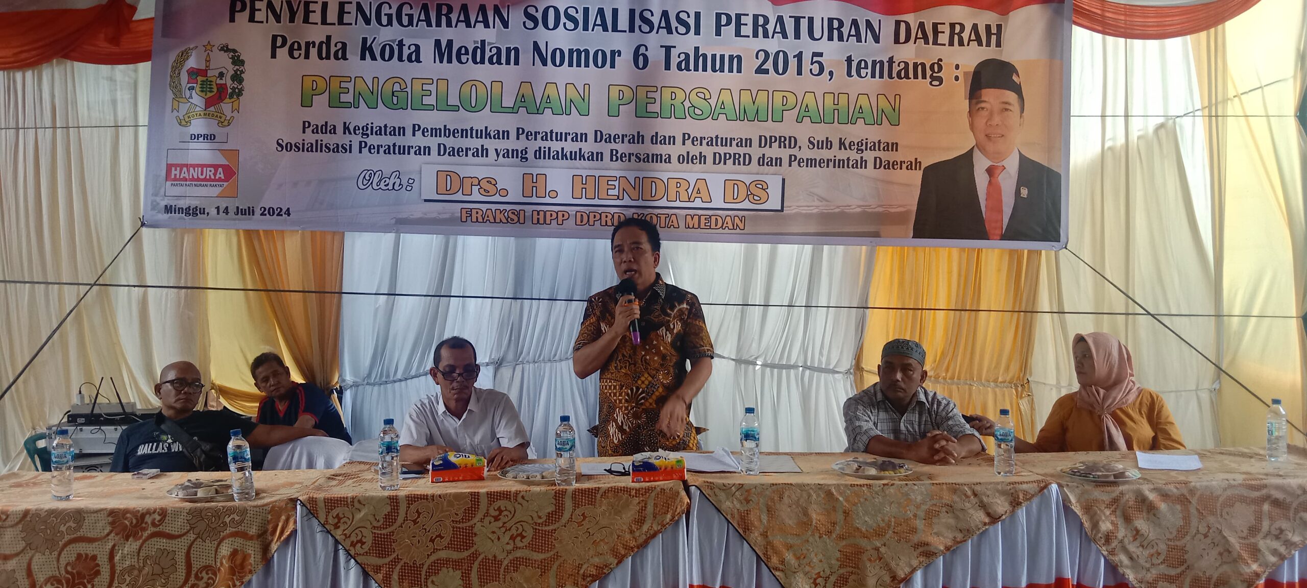 Hendra DS: Perda Pengelolaan Persampahan Diterapkan, Kota Medan Akan Jadi Kota Terbersih