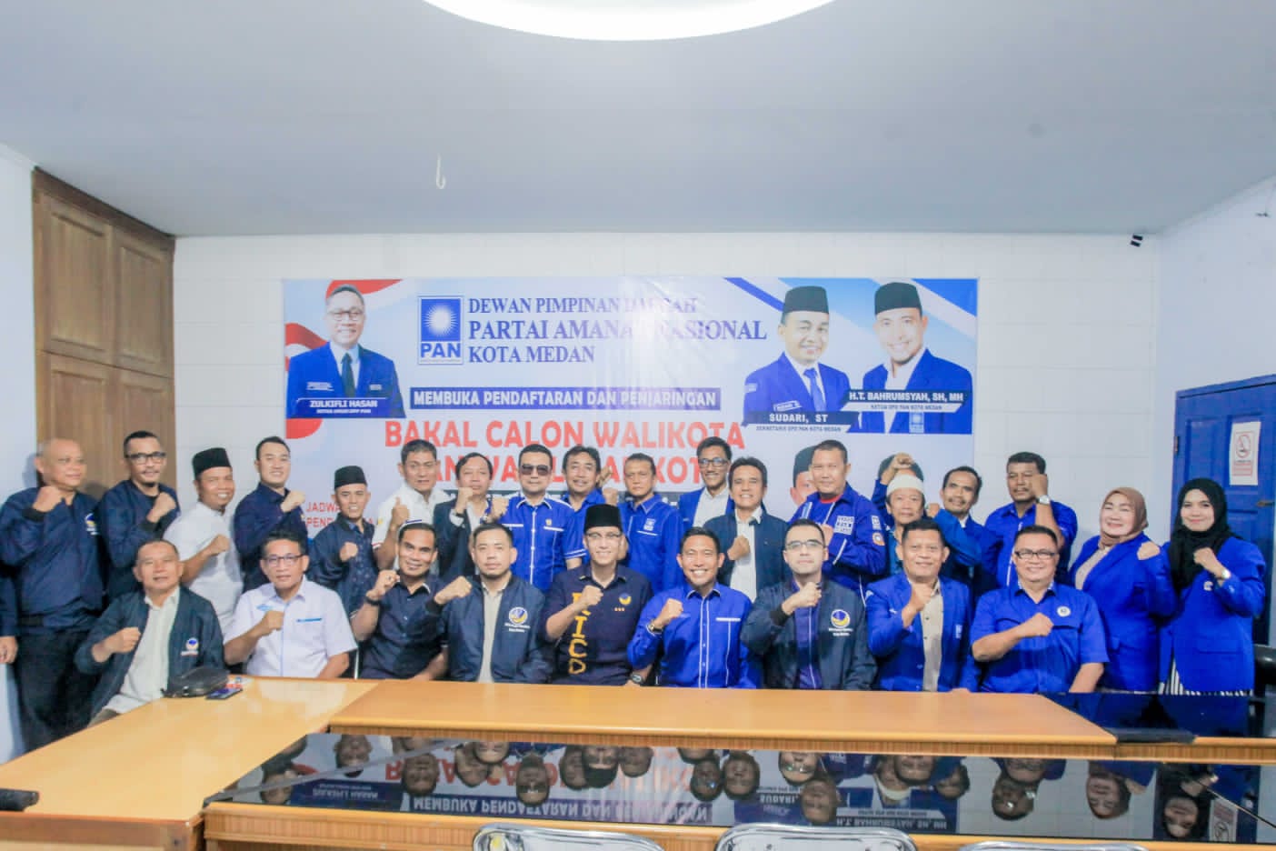 Dikunjungi Bacalon Wali Kota Medan, Bahrumsyah: Visi Misi Rico Waas mampu Membangun Medan
