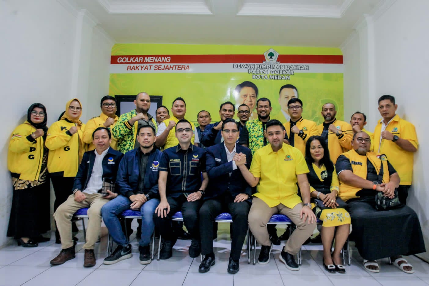 Silaturahmi ke Golkar Medan, Rahmaddian Shah: Lihat Visi-misi Rico Waas Sudah Cocok Jadi Wali Kota
