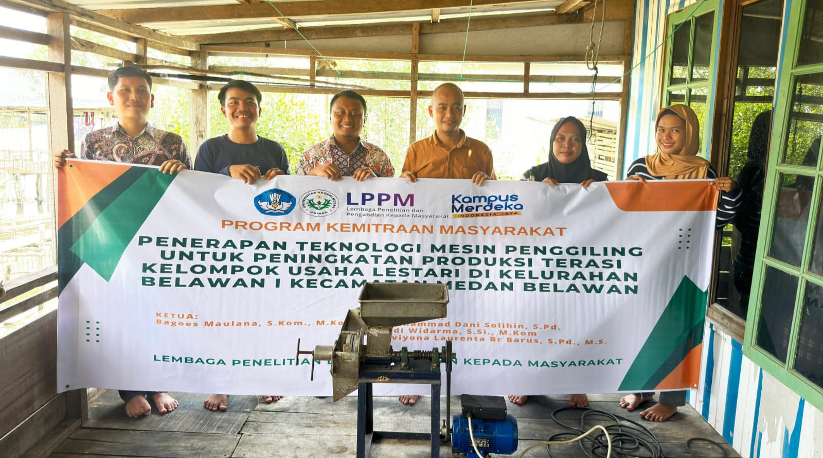 Tim PKM Unimed Edukasi Kelompok Usaha Lestari di Kelurahan Belawan I, Medan Belawan