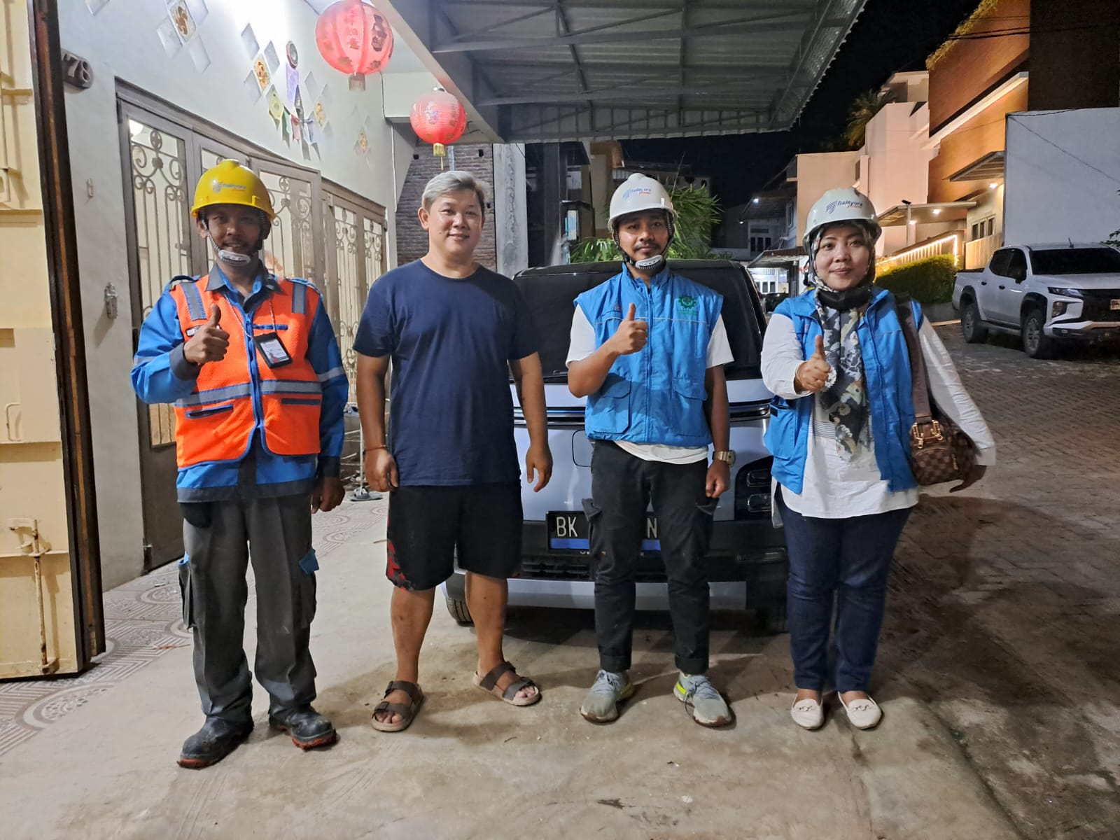 PLN UP3 P.Siantar Pasang Layanan Home Charging Mobil Listrik Di Simalungun