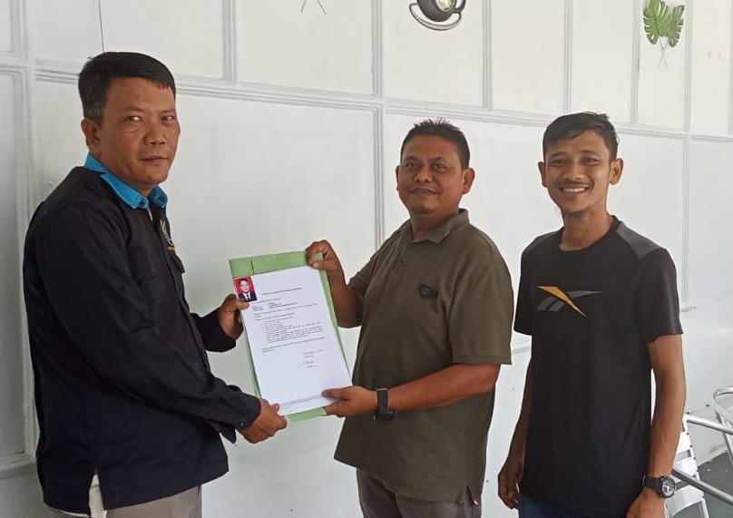 Erwan Mendaftar Calon Ketua PWI Aceh Tamiang