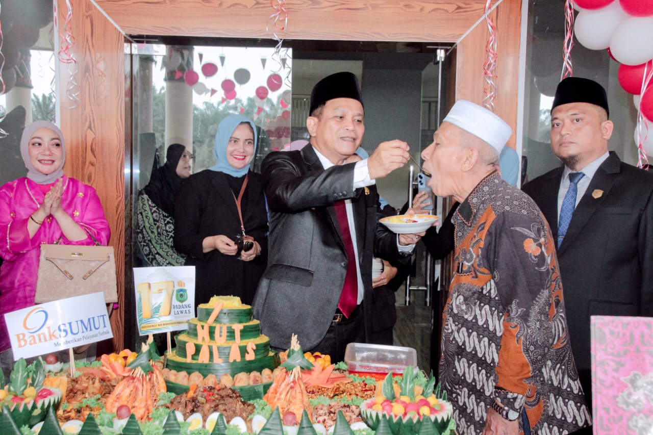 HUT Ke-17 Padang Lawas, Pj Bupati Apresiasi Tokoh Pejuang Pemekaran