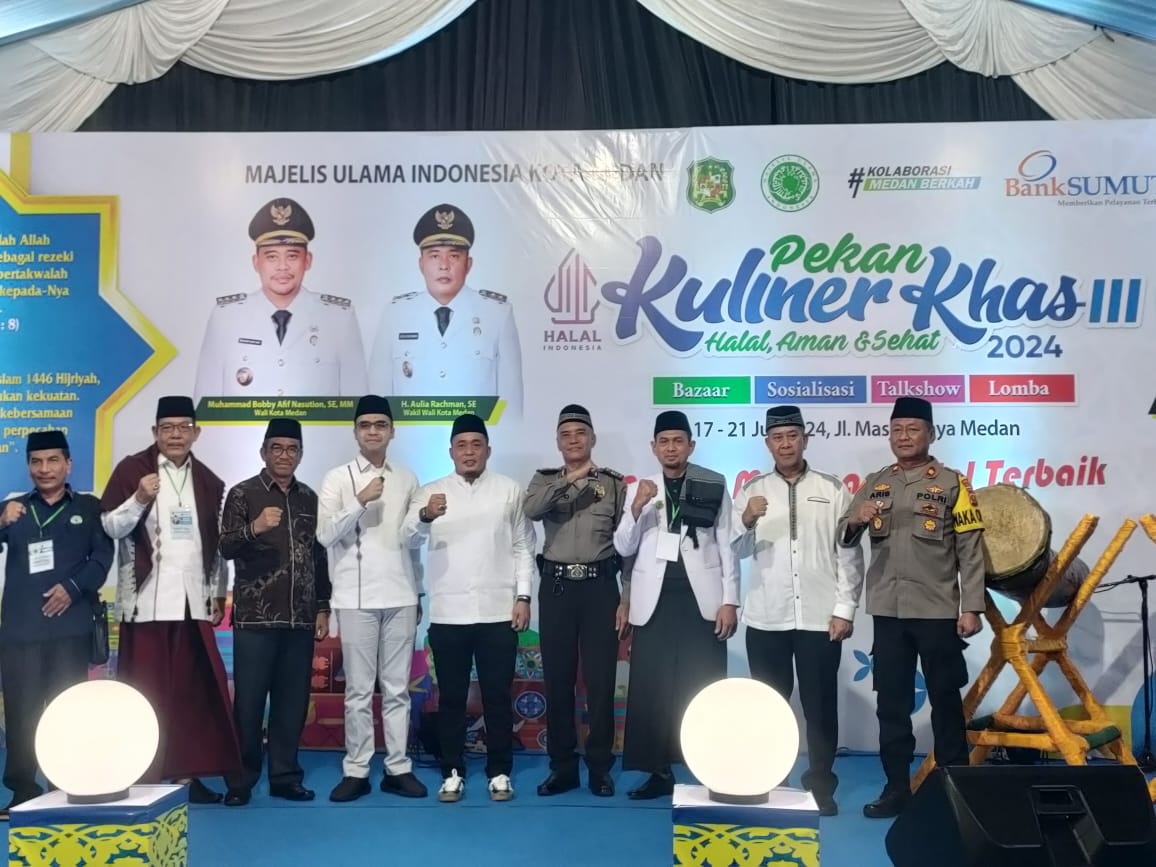 Pekan KHAS MUI Medan Dibuka, Pemko Medan Akan Beri Kemudahan Pengurusan NIB dan Sertifikasi Halal