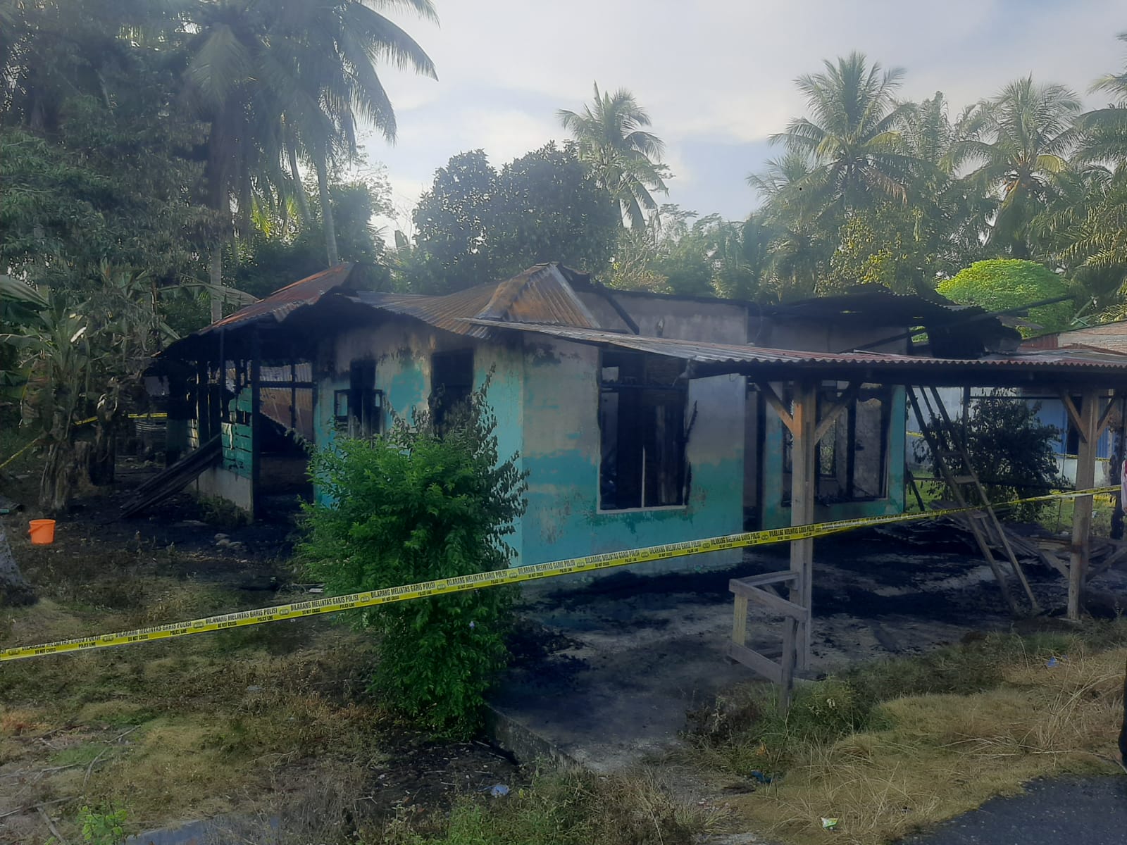 Di Desa Hutanopan, Rumah Permanen Terbakar, Pemiliknya Tewas