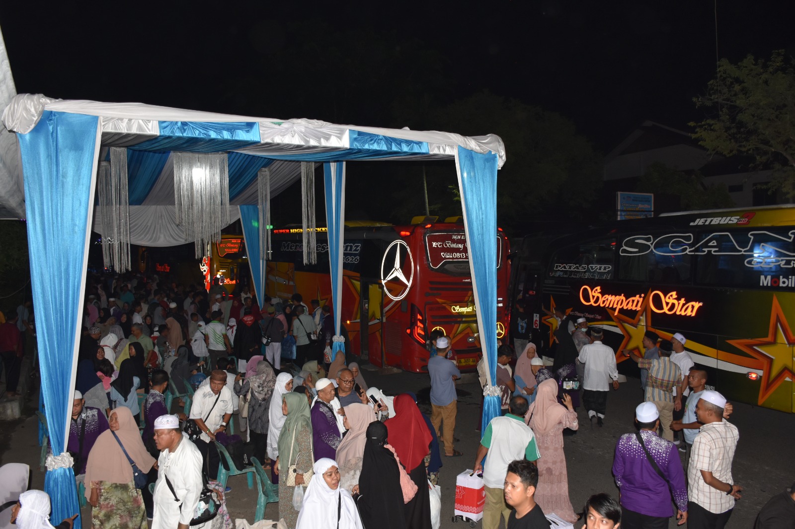 Pemko Langsa Sambut Kepulangan 162 Jamaah Haji