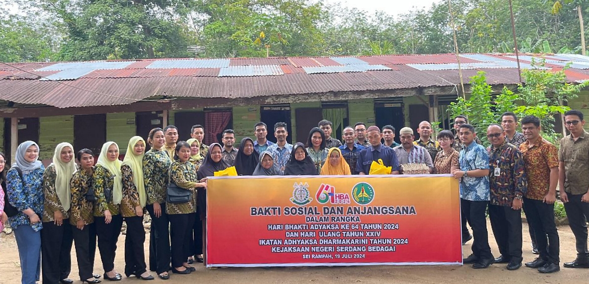 Kejari Sergai Gelar Baksos Dan Anjangsana