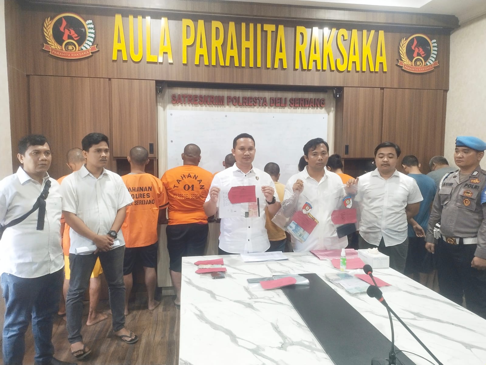 Polresta Deliserdang Ringkus 11 Tersangka Kasus Judi, 1 Sempat Kabur