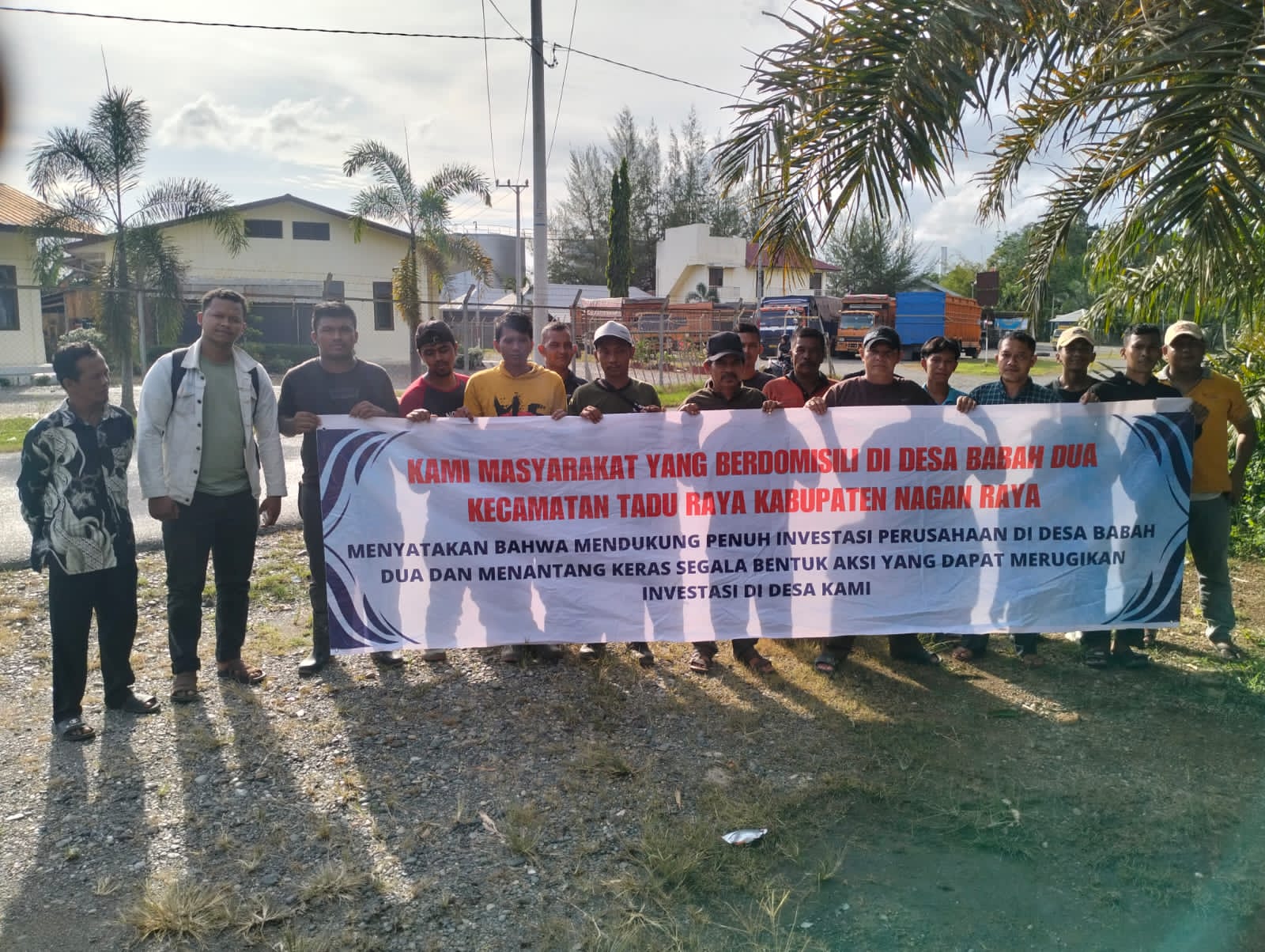 Masyarakat Babah Dua Dukung PT BSP